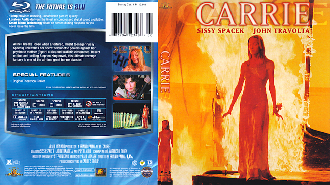 dvd cover Carrie