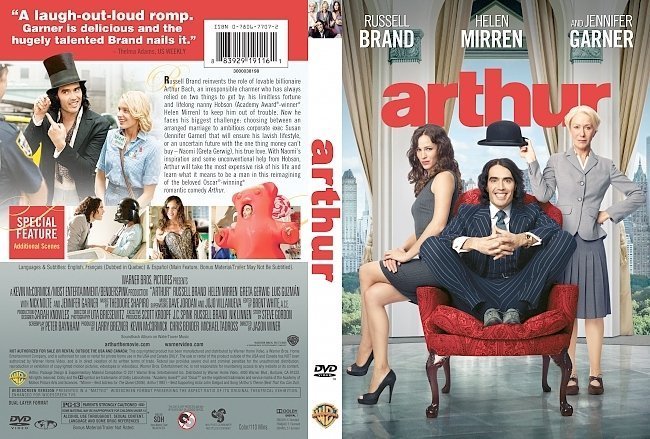 dvd cover Arthur (2011) R1