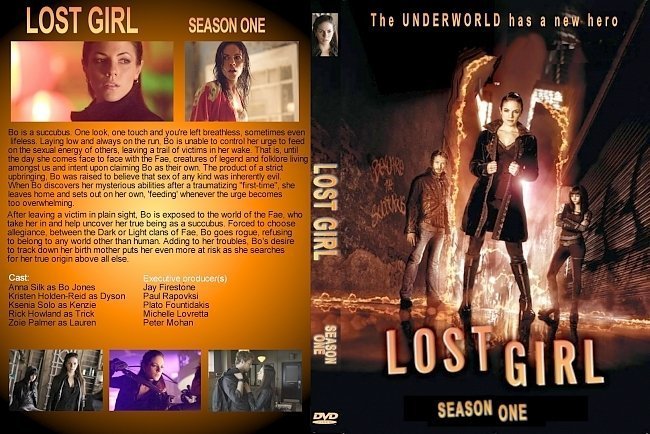 dvd cover Lost Girl: Season 1 (2010) R1 CUSTOM