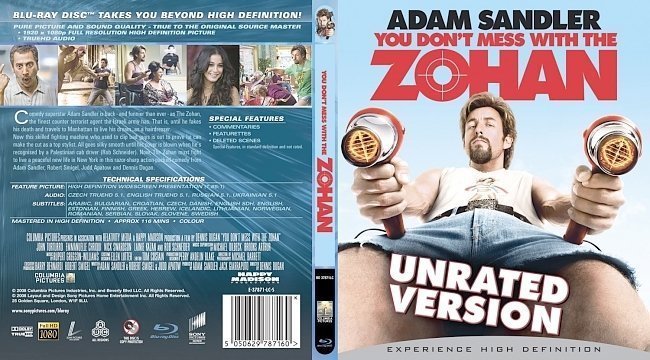 dvd cover You Don t Mess With The Zohan