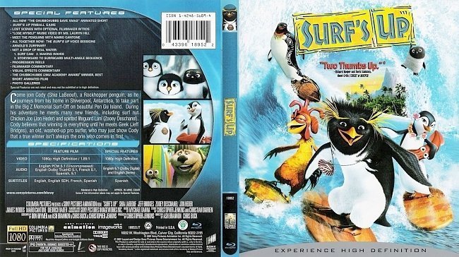 dvd cover Surfs Up Bluray f