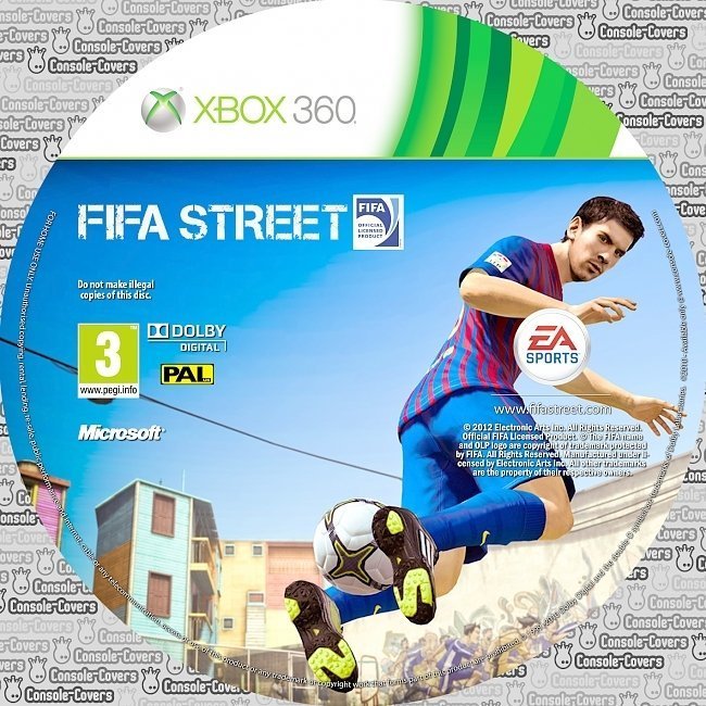 dvd cover FIFA Street PAL CUSTOM