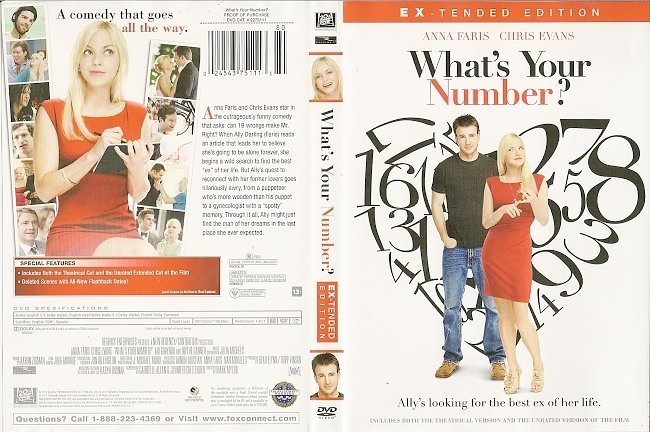dvd cover What's Your Number? (2011) R1