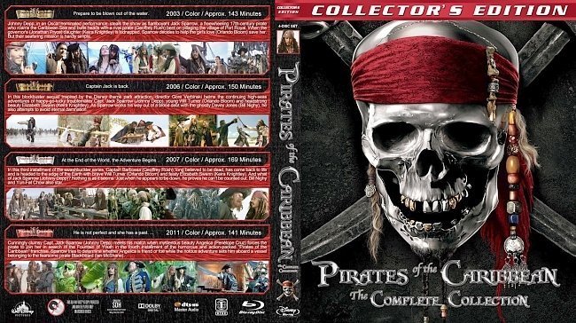 dvd cover Pirates Of The Caribbean Collection