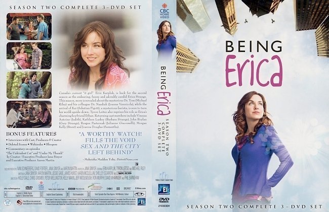 dvd cover Being Erica Season 2