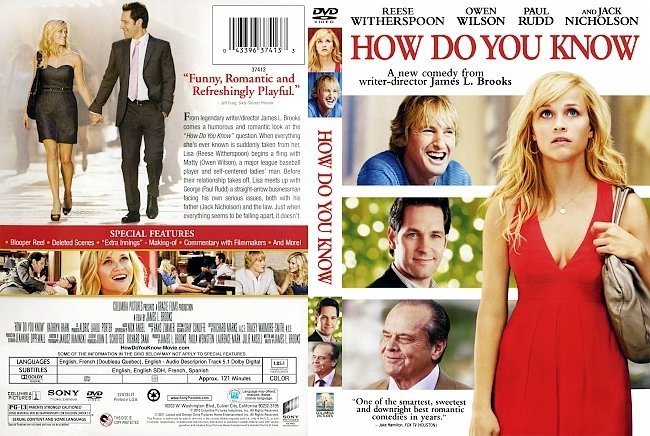 dvd cover How Do You Know (2010) WS R1