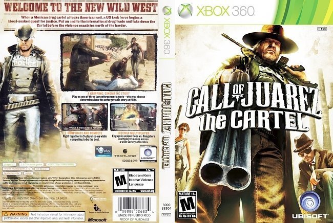 dvd cover Call Of Juarez The Cartel NTSC f