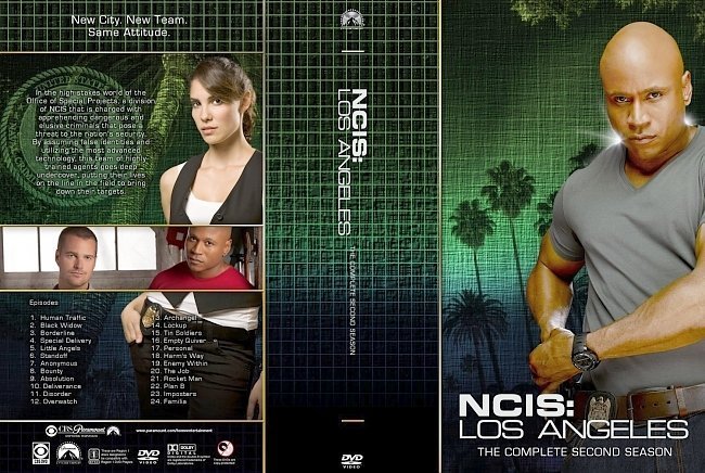 dvd cover NCIS Los Angeles Season 2