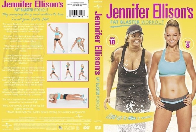 dvd cover Jennifer Ellison s Fat Blaster Workout