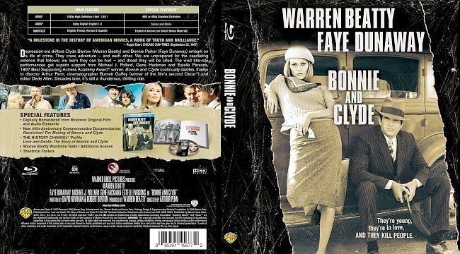 dvd cover Bonnie And Clyde