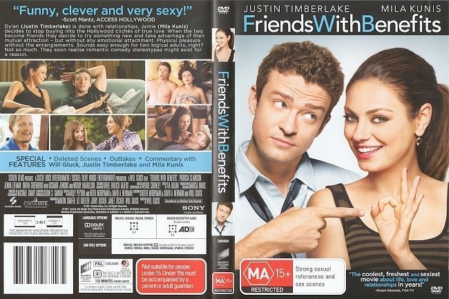 dvd cover Friends With Benefits (2011) WS R4
