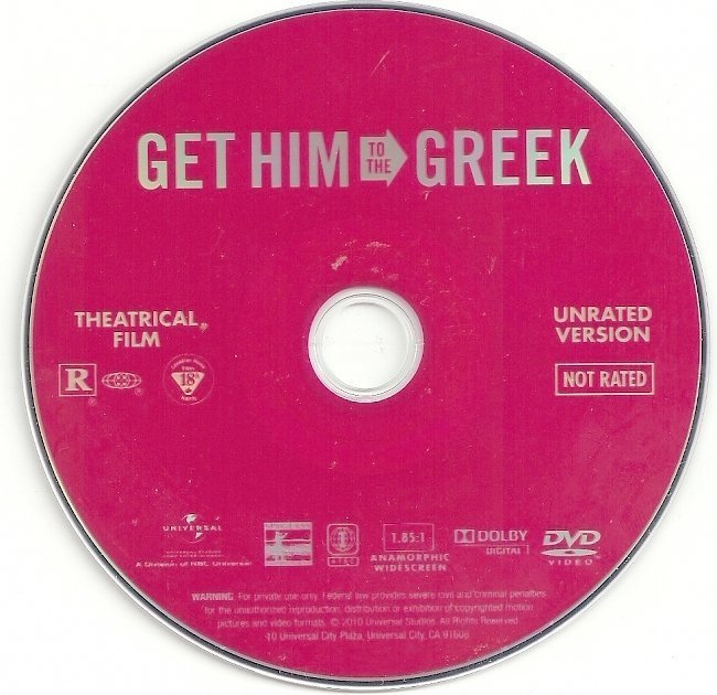 dvd cover Get Him to the Greek Unrated (2010) WS R1