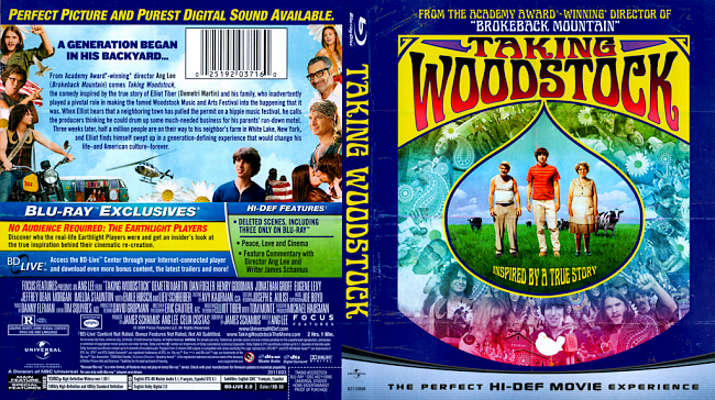 dvd cover Taking Woodstock