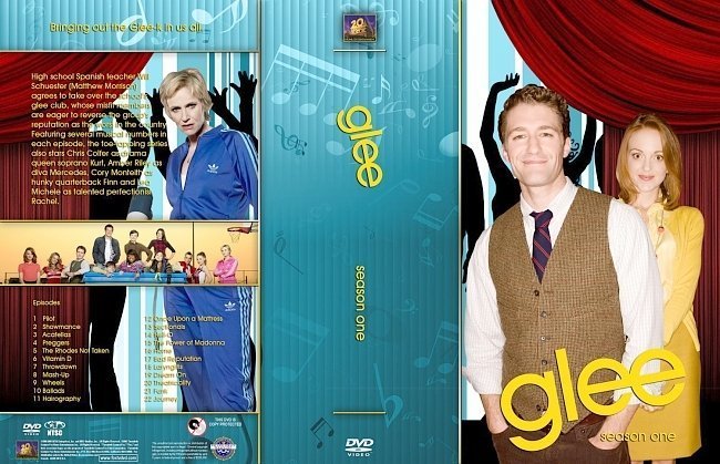 dvd cover Glee Season 1