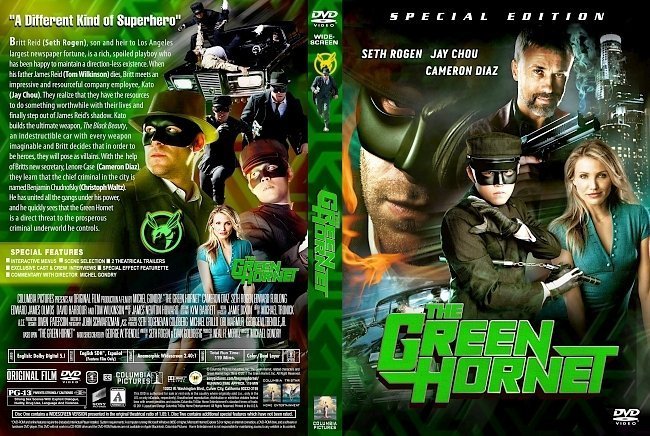 dvd cover The Green Hornet (2011) R1