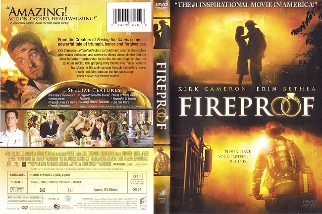 dvd cover Fireproof (2008) R1