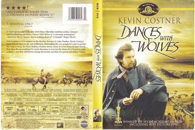 dvd cover Dances With Wolves (1990) R1