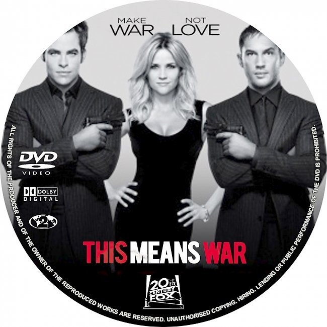 dvd cover This Means War