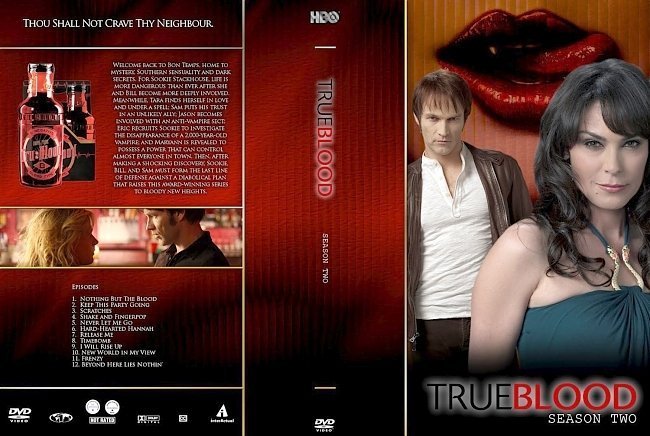 dvd cover True Blood Season 2