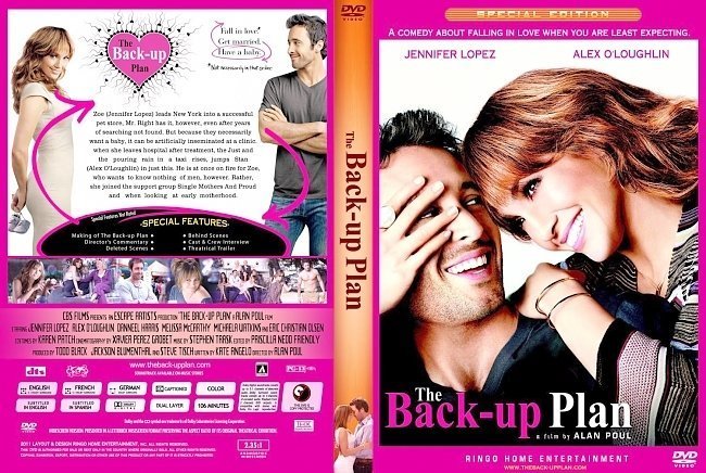 dvd cover The Back up Plan