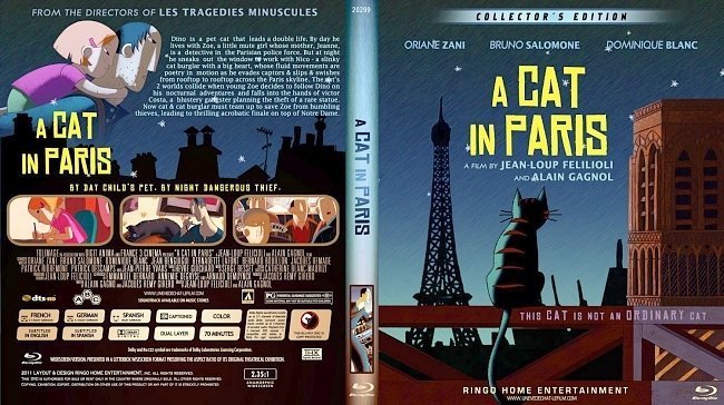 dvd cover A Cat In Paris