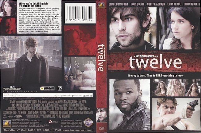 dvd cover Twelve (2010) R1
