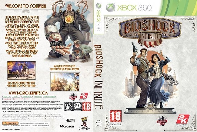 dvd cover Bioshock Infinite