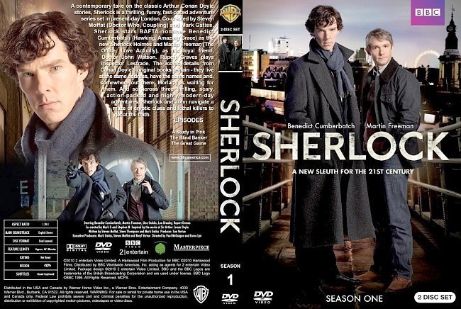 dvd cover Sherlock: Season 1