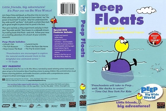 dvd cover Peep and the Big Wide World Peep Floats