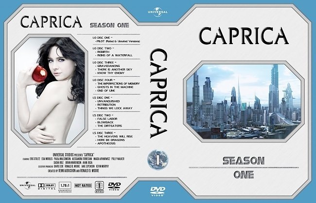 dvd cover Caprica Season One