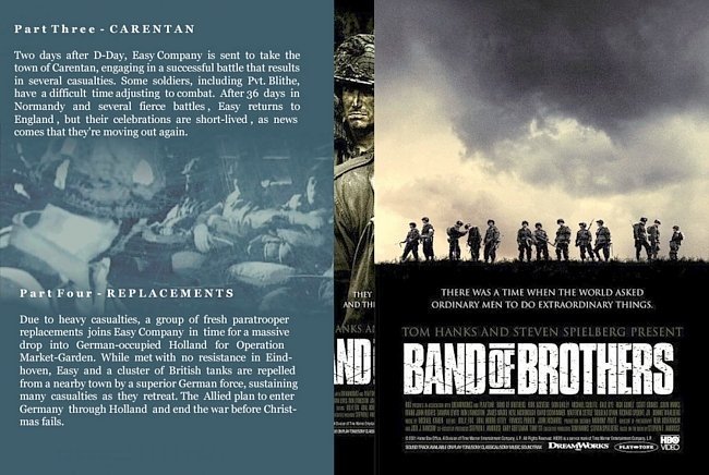dvd cover Band of Brothers Collection Set 6 s Disc 02 Carentan, Replac