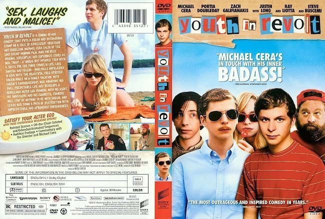 dvd cover Youth in Revolt (2009) WS R1