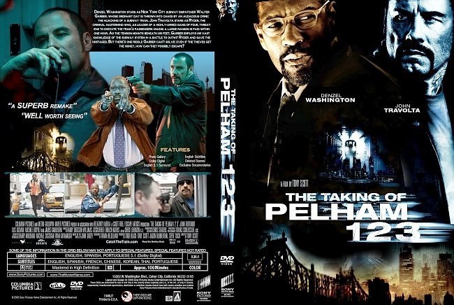 dvd cover The Taking Of Pelham 123 (2009) R0