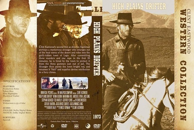 dvd cover High Plains Drifter