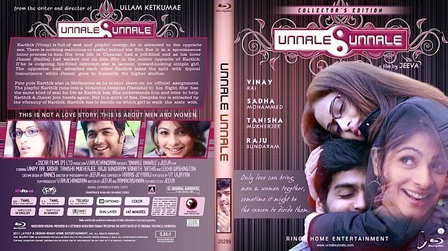 dvd cover Unnale Unnale
