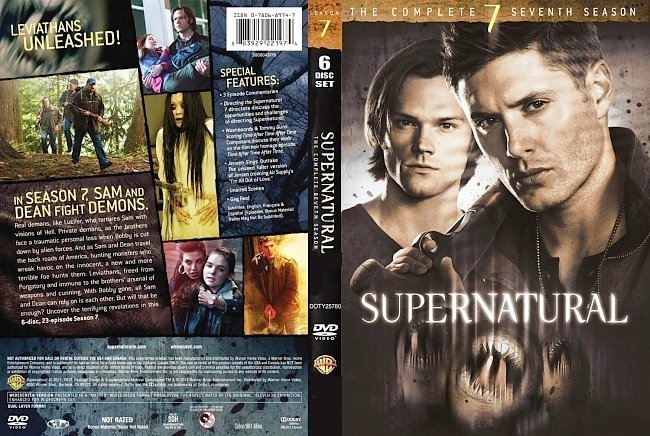 dvd cover Supernatural Season 7