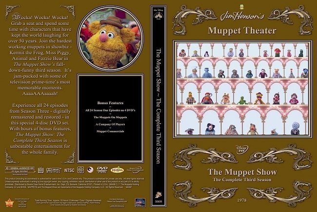 dvd cover The Muppet Show Season Three