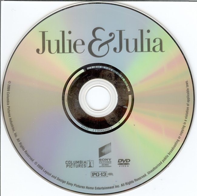 dvd cover Julie & Julia (2009) R1