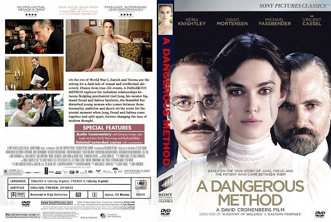 dvd cover A Dangerous Method (2011) WS R1