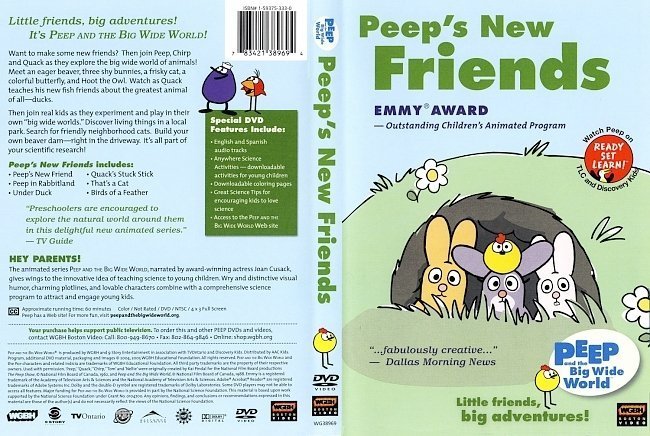 dvd cover Peep and the Big Wide World Peeps New Friends