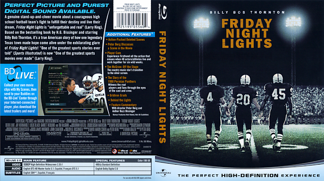 dvd cover Friday Night Lights