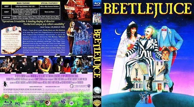 dvd cover Beetlejuice