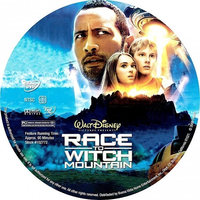 dvd cover Race To Witch Mountain (2009) R1