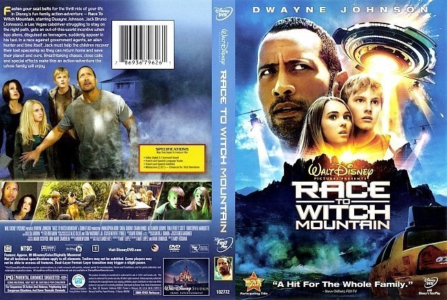 dvd cover Race To Witch Mountain (2009) R1