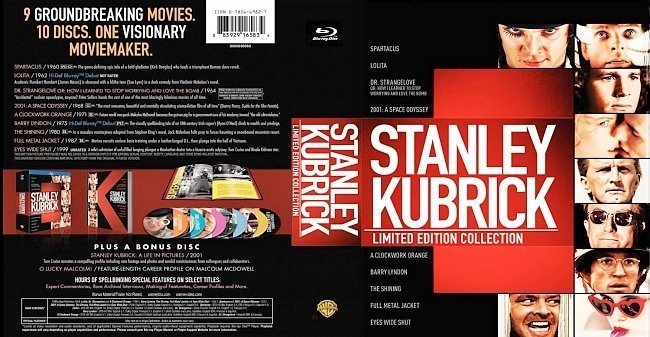 dvd cover Stanley Kubrick Limited Edition Collection