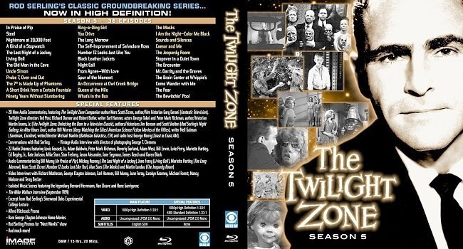 dvd cover The Twilight Zone Season 5
