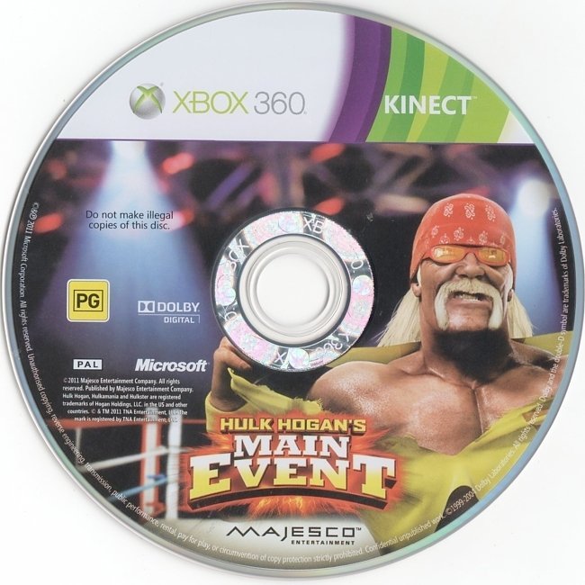 dvd cover Hulk Hogan's Main Event PAL