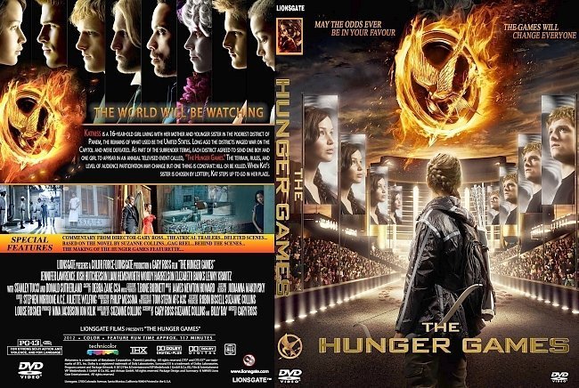 dvd cover The Hunger Games