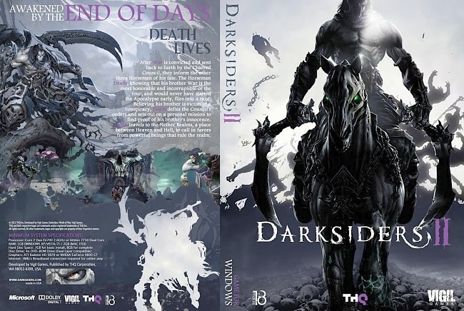 dvd cover Darksiders II