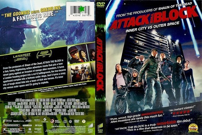 dvd cover Attack The Block (2011) WS R1
